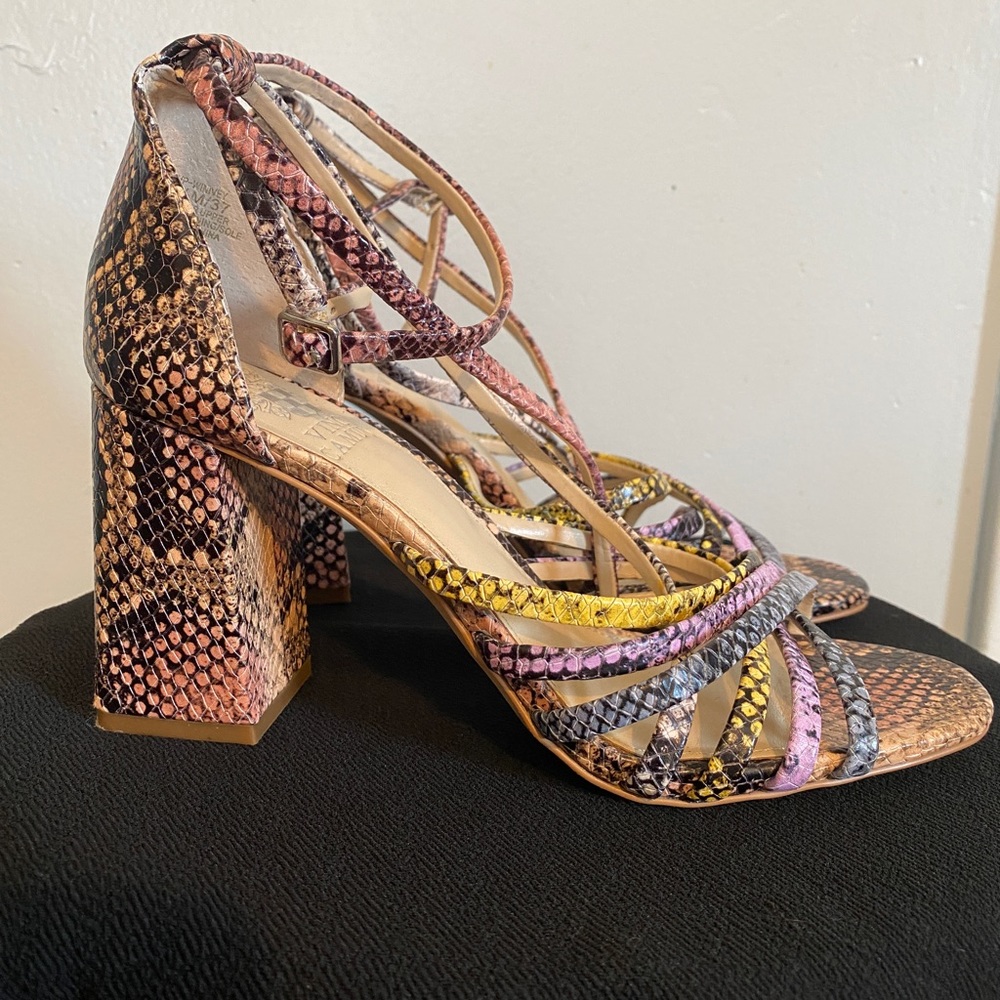 vince camuto snake booties